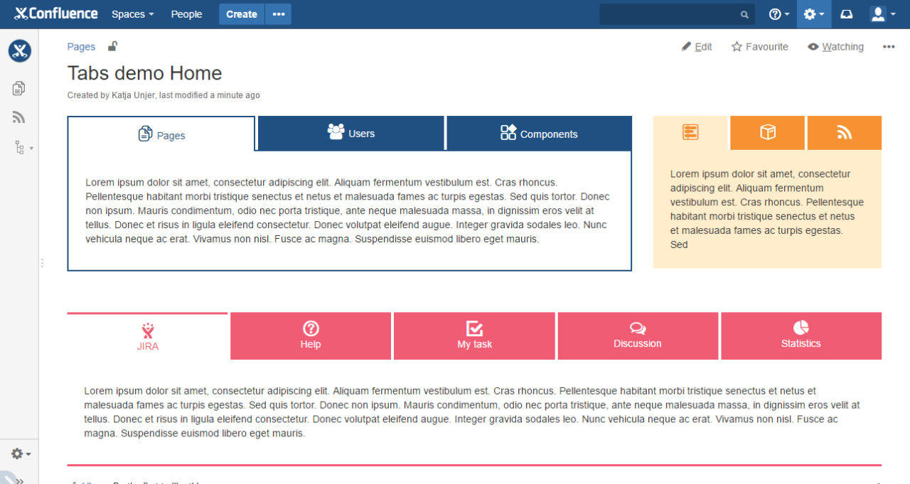 Responsive tabs | Kupper Software